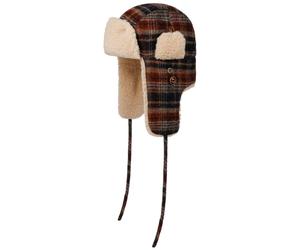 Checked Bomber Fliegermütze by Stetson rost-blau XL (60-61 cm)