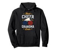 Cheer Grandma Proud Spirit Competition Day Loud Supporter Pullover Hoodie