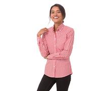 Chef Works Damen Gingham Kleid Shirt, Rot und Weiß kariert, Mittel