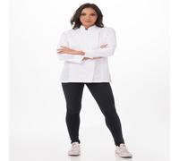 Chef Works® HARTFORD Damenkochjacke der Essential Collection - COOL VENT BCWLZ005 Weiß L - L weiß Polyester BCWLZ005-WHT-L