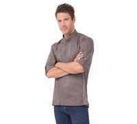 Chef Works Herren Hartford Kochmantel Kochjacke, Graphite Gray, XX-Large