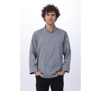 Chef Works® Kochjacke HARTFORD COOL VENT & lite, Reißverschluss, Grau, Größe XXL - XXL grau Polyester BCLZ008-GRY-2XL