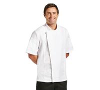 Chef Works Springfield Zipper Herren Kochjacke Weiß M