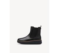 Tamaris Damenschuhe Klassische Stiefeletten BLACK LEATHER BLACK LEATHER - Gr. - 36