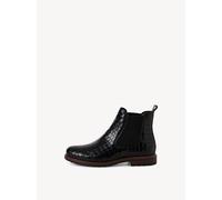 Damen-Stiefel BLACK LEATHER CROCO - Gr. - 37