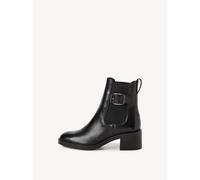 Tamaris Damenschuhe Klassische Stiefeletten BLACK LEATHER BLACK LEATHER - Gr. - 37