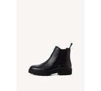 Chelseaboots TAMARIS, Herren, Gr. 42, schwarz, Rindsleder, Basic, Schuhe Chelseaboots, Stiefelette mit praktishcem Innenreißverschluss, für Herren (73531714-42) schwarz