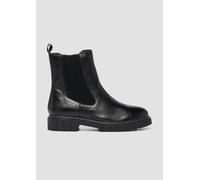 s.Oliver Damen Chelsea Boots aus Leder Gefüttert, Schwarz (Black), 37 EU