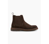 Chelsea Boots Herren | Mustang | Braun | Größe 46 | Material: Veloursleder/Synthetik