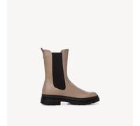 Tamaris Damen Chelsea-Stiefel, Taupe Black 1 25452 29 317, 41 EU