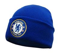 Chelsea FC - Beanie Strickmütze - Offizielles Merchandise - Geschenk für Fußballfans - Königsblau - Einheitsgröße