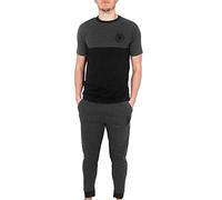 Chelsea FC - Herren Premium-Schlafanzug mit Langer Hose - Offizielles Merchandise - Geschenk für Fußballfans - Grau - S