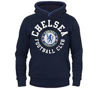 Chelsea FC - Jungen Fleece-Hoody mit Print - Offizielles Merchandise - Marineblau - 6-7 Jahre