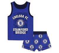 Chelsea FC - Jungen Unterwäsche-Set - Boxershorts & Unterhemd - Offizielles Merchandise - Geschenk für Fußballfans - 6-7 Jahre