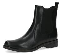 Chelseaboots CAPRICE, Damen, Gr. 37,5, schwarz, Elastischer Einsatz, Nappaleder, Schuhe Chelseaboots, Stiefelette, Businessschuh in klassischer Optik (92868038-37,5) schwarz