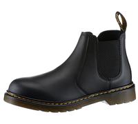 Chelseaboots DR. MARTENS "2976 Kinder SOFTY T", Mädchen, Gr. 37, schwarz, Leder, Schuhe Chelseaboots, Kinderstiefel, Freizeitschuh mit Reißverschluss, Stretcheinsatz (56128103-37) schwarz