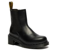 Chelseaboots DR. MARTENS "Alderstone", Damen, Gr. 36, schwarz, Leder, Basic, Schuhe Chelseaboots, Stiefelette, Boots mit Blockabsatz (44439008-36) schwarz