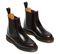 Chelseaboots DR. MARTENS "Flora", Damen, Gr. 38, dunkelrot, Leder, Schuhe, Stiefelette, Business Schuh mit Stretcheinsatz (73766326-38) dunkelrot