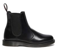 Chelseaboots DR. MARTENS "Flora", Damen, Gr. 42, schwarz, Leder, Schuhe Chelseaboots, Stiefelette, Business Schuh mit Stretcheinsatz (70154868-42) schwarz