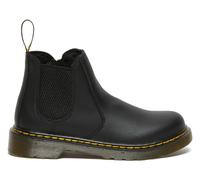 Chelseaboots DR. MARTENS "Kinder 2976 Softy T Leder Chelsea Boots", Mädchen, Gr. 32, schwarz, Leder, Schuhe Chelseaboots, Kinderstiefel, Freizeitschuh mit Reißverschluss, Stretcheinsatz (60464645-32)