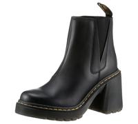 Chelseaboots DR. MARTENS "Spence", Damen, Gr. 42, schwarz, Leder, Schuhe Chelseaboots, Blockabsatz, Festival, Stiefelette, Schlupfschuh mit Plateausohle (94187522-42) schwarz