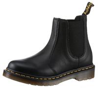Chelseaboots DR. MARTENS "Virginia 2976", Damen, Gr. 43, schwarz, Elastischer Einsatz, Leder, unifarben, Schuhe Chelseaboots, Chunky Boots, Plateau Schuh, Boots mit herausnehmbarer Innensohle (1716666