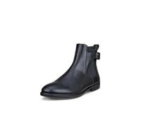 Chelseaboots ECCO "ECCO DRESS CLASSIC 15", Damen, Gr. 38, schwarz, Leder, Schuhe Chelseaboots, Schlupfboots, Stiefelette, Business-Boots mit Stretcheinsätze (27010839-38) schwarz