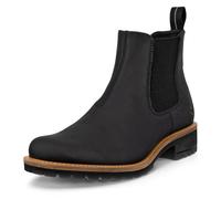 Chelseaboots ECCO "ELAINA", Damen, Gr. 38, schwarz, Leder, Schuhe Chelseaboots, Schlupfboots, Herbstboots, Stiefelette mit Stretcheinsätze (65900634-38) schwarz