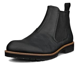 Chelseaboots ECCO "Jamestown", Herren, Gr. 41, schwarz, Nubukleder, Schuhe Chelseaboots, Schlupfboots, Stiefelette, Business-Boots mit Stretcheinsätze (62120544-41) schwarz