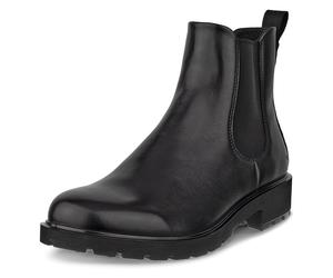 Chelseaboots ECCO "Metropole Vienna", Damen, Gr. 35, schwarz, Leder, Schuhe Chelseaboots, Stiefelette, Schlupfboots, Casual-Boots mit Stretcheinsätze (55411909-35) schwarz