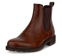 Chelseaboots ECCO "Metropole Vienna", Damen, Gr. 41, braun, Leder, Schuhe Chelseaboots, Stiefelette, Schlupfboots, Casual-Boots mit Stretcheinsätze (16765127-41) braun