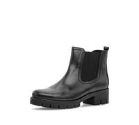 Chelseaboots GABOR "Chelsea Boot Glattleder", Damen, Gr. 42,5, schwarz, Schuhe Chelseaboots (27790959-42,5) schwarz