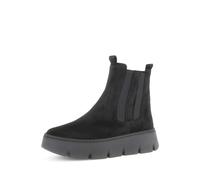Chelseaboots GABOR "Chelsea Boot Rauleder", Damen, Gr. 38, schwarz, Schuhe Chelseaboots (86540129-38) schwarz