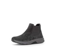 Chelseaboots GABOR "Chelsea Boot Rauleder", Damen, Gr. 39, grau, Schuhe Chelseaboots (24592958-39) grau
