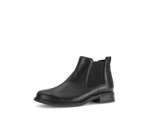 Chelseaboots GABOR, Damen, Gr. 36, schwarz, Nappaleder, unifarben, Schuhe Chelseaboots, Blockabsatz, Ankleboots in Bequemweite G (= weit) (49461401-36) schwarz
