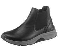 Chelseaboots GABOR ROLLINGSOFT, Damen, Gr. 43, schwarz, Kalbsleder, Schuhe Chelseaboots, mit sportiver Sohle (52044430-43) schwarz