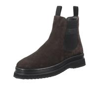 Chelseaboots GANT "BLISTOWN", Herren, Gr. 41, braun (dunkelbraun), Schuhe Chelseaboots, Stiefelette, Schlupfboots mit seitlichen Elastikeinsätzen (71319040-41) dunkelbraun