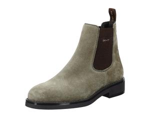 Chelseaboots GANT "Prepdale", Herren, Gr. 42, beige (taupe), Veloursleder, Schuhe Chelseaboots, mit weicher Lederinnensohle, schmale Form (59340334-42) taupe
