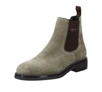 Chelseaboots GANT "Prepdale", Herren, Gr. 42, taupe, Veloursleder, Schuhe Chelseaboots, mit weicher Lederinnensohle, schmale Form (59340334-42) taupe