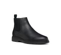 Chelseaboots GEOX "U SPHERICA EC1 B", Herren, Gr. 42, schwarz, Leder, Textil, Schuhe Chelseaboots, Stiefelette mit beidseitigem Stretcheinsatz (92089666-42) schwarz