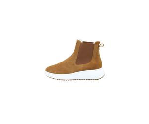 Chelseaboots LLOYD "TOVA 315 L", Damen, Gr. 4, braun, Leder, gemustert, Schuhe Chelseaboots, mit Lammfell (56918729-4) braun