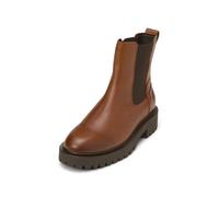 Chelseaboots MARC O'POLO "aus edlem Rindleder", Damen, Gr. 38, cognac, Obermaterial: 100% Leder (Rind), unifarben, Schuhe Chelseaboots (45456237-38) cognac