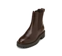 Chelseaboots MARC O'POLO "aus edlem Rindleder", Damen, Gr. 41, braun (schwarz braun), Obermaterial: 100% Leder (Rind), unifarben, Schuhe Chelseaboots (17680863-41) schwarz braun