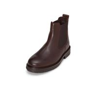 Chelseaboots MARC O'POLO "aus edlem Rindleder", Herren, Gr. 48, schwarz braun, Obermaterial: 100% Leder, unifarben, Schuhe Chelseaboots (65127630-48) schwarz braun