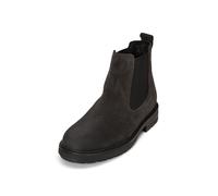 Chelseaboots MARC O'POLO "aus geöltem Veloursleder", Herren, Gr. 40, grau (schwarz graphite), Obermaterial: 100% Leder, unifarben, Schuhe Chelseaboots (38890552-40) schwarz graphite