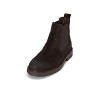 Chelseaboots MARC O'POLO "aus geöltem Veloursleder", Herren, Gr. 48, braun (coffee braun), Obermaterial: 100% Leder, unifarben, Schuhe Chelseaboots (32519009-48) coffee braun