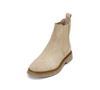 Chelseaboots MARC O'POLO "aus weichem Veloursleder", Damen, Gr. 41, beige (taupe), Obermaterial: 100% Leder (Rind), unifarben, Schuhe Chelseaboots (94996811-41) taupe