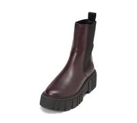 Chelseaboots MARC O'POLO "mit leichter Plateausohle", Damen, Gr. 40, lila (m353), Obermaterial: 100% Leder (Rind), unifarben, Schuhe Chelseaboots (99304359-40) m353
