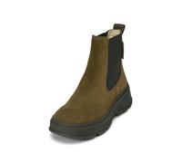 Chelseaboots MARC O'POLO "mit leichter TR-Laufsohle", Damen, Gr. 38, schwarz mossy olive, Obermaterial: 100% Leder (Rind), unifarben, Schuhe Chelseaboots (62400418-38) schwarz mossy olive