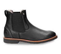 Chelseaboots PANAMA JACK "Garnock Igloo", Herren, Gr. 46, schwarz, Nappaleder, Schuhe Chelseaboots, mit brauner Sohlenrahmung (60866405-46) schwarz